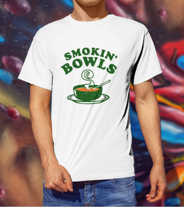 Smokin’ Bowls Soup With Spoon And Swirling Steam T-Shirt