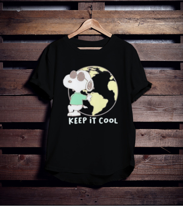 Snoopy Keep It Cool Earth Character T-Shirt