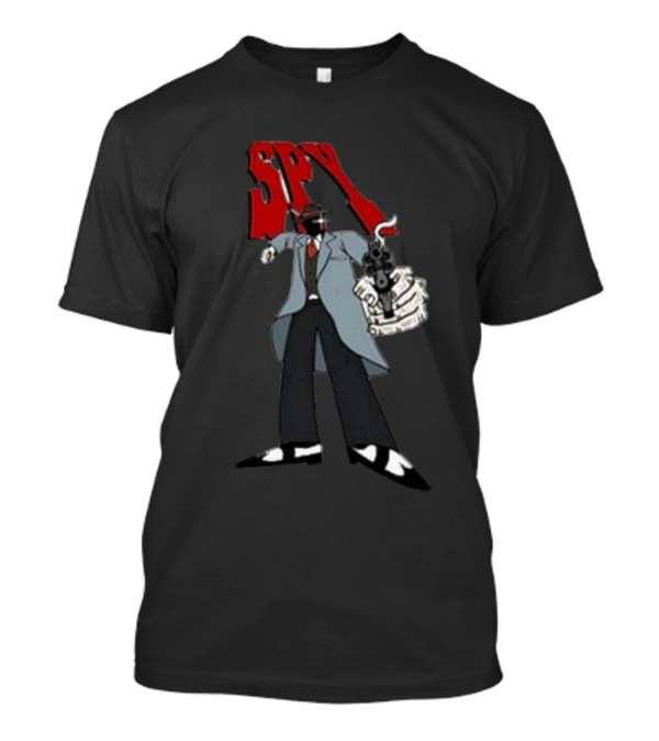 Spy Mobster Gunman Artwork Worldwide T-Shirt