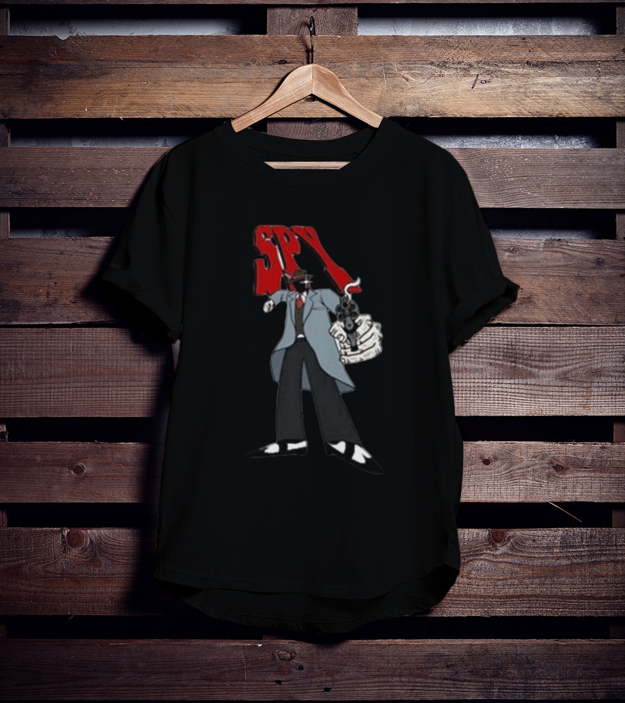 Spy Mobster Gunman Artwork Worldwide T-Shirt