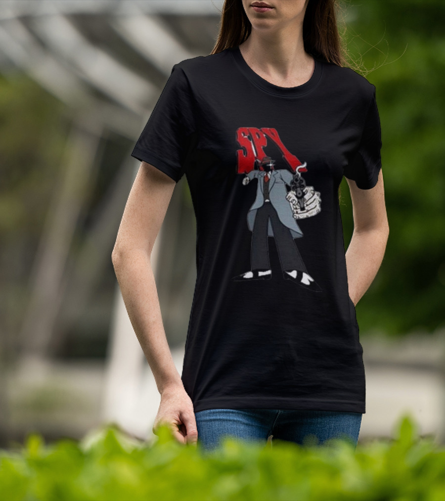 Spy Mobster Gunman Artwork Worldwide T-Shirt