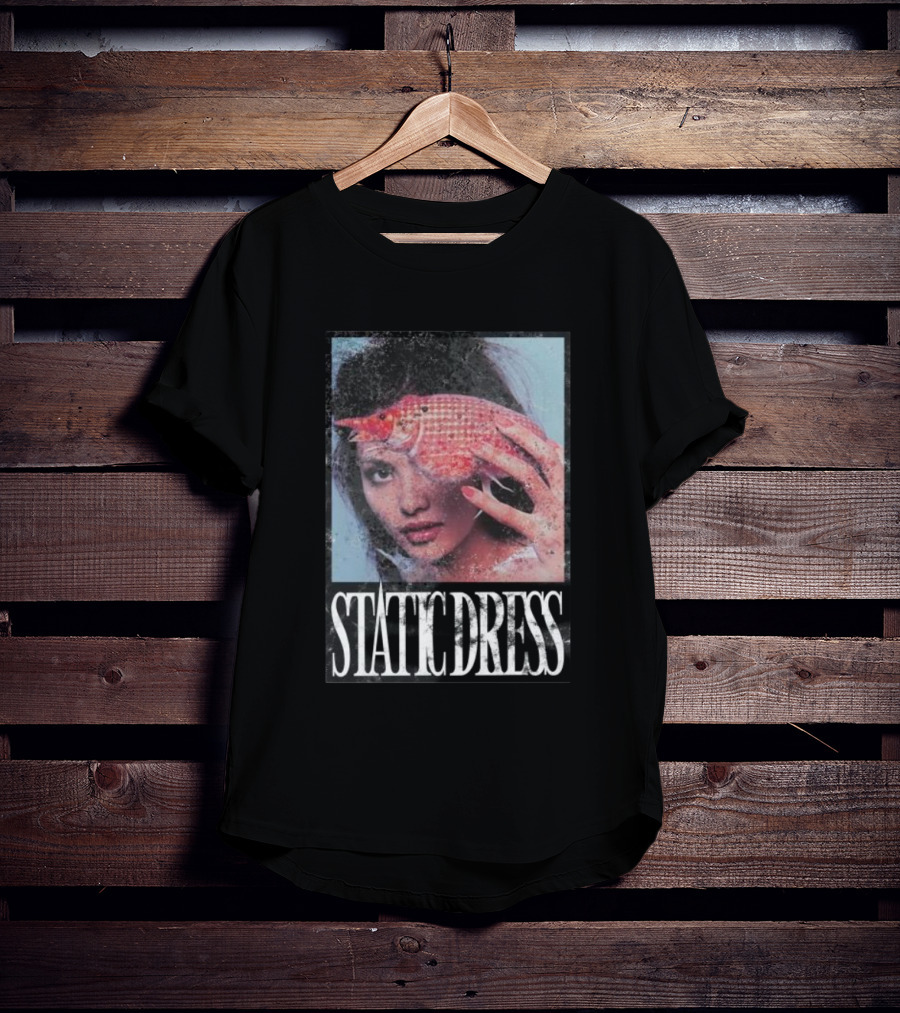 Static Dress Fish Net Mask T-Shirt