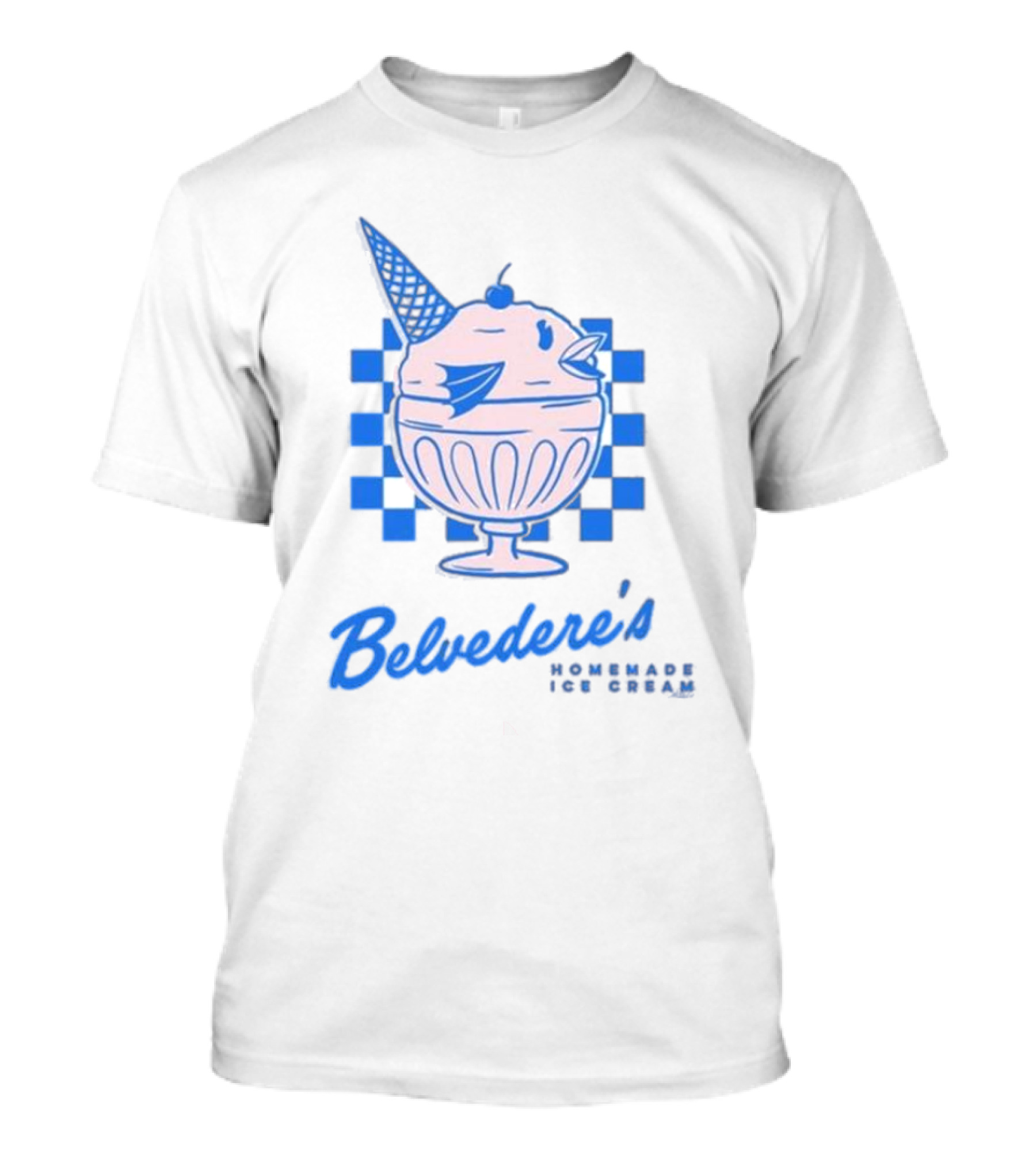 Belvedere's Homemade Ice Cream Vanilla Fish Cone T-Shirt