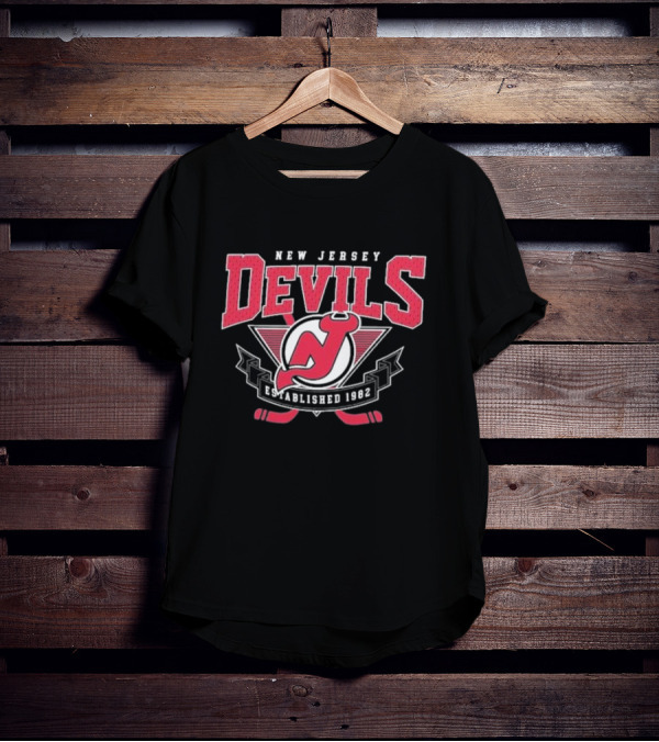 New Jersey Devils Established 1982 Team T-Shirt
