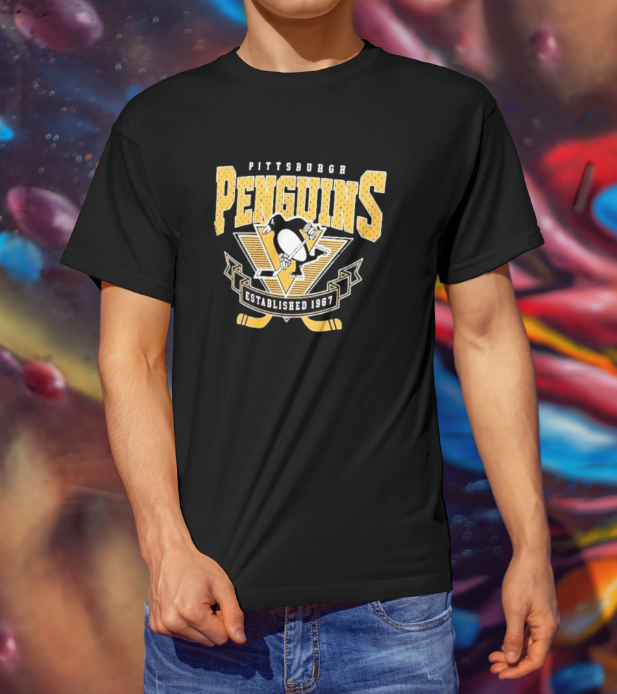 Pittsburgh Penguins Established 1967 Iconic T-Shirt