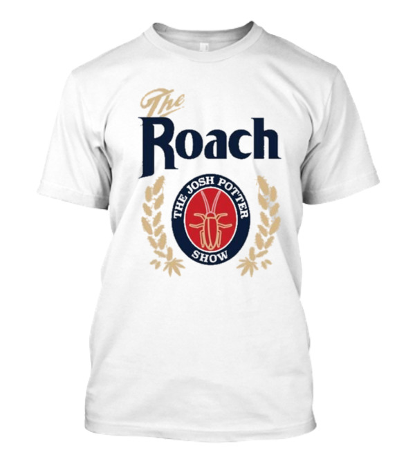 The Josh Potter Show The Roach Emblem With Laurel Wreath And Insect T-Shirt