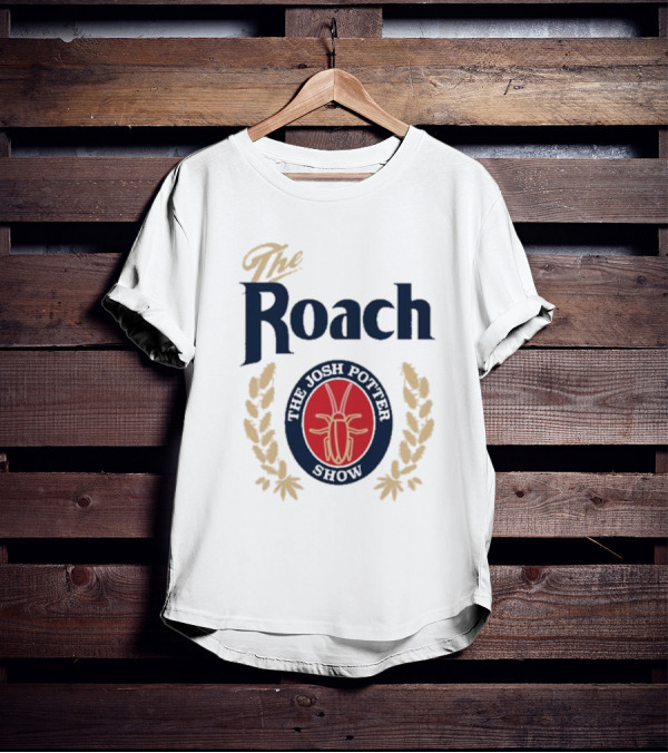 The Josh Potter Show The Roach Emblem With Laurel Wreath And Insect T-Shirt