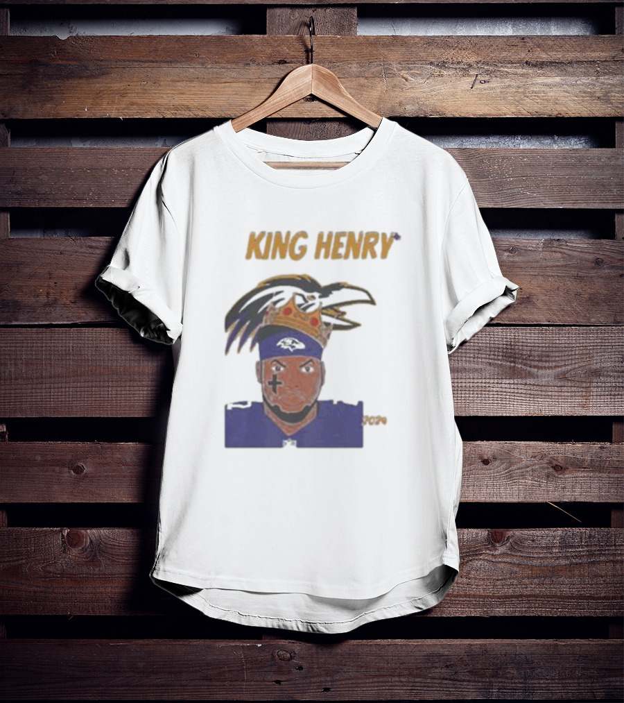 Ravens Football King Henry Baltimore NFL T-Shirt