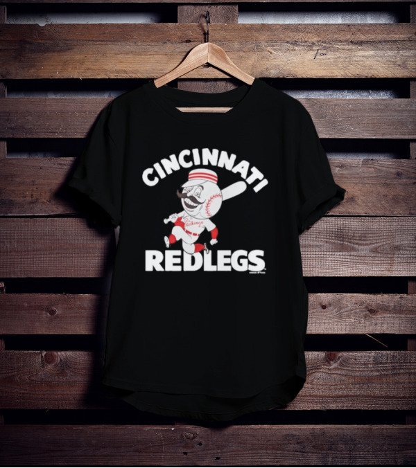 Cincinnati Redlegs Redsproblems Baseball Mascot T-Shirt