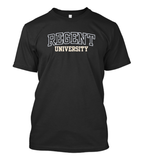 Regent University Collegiate Block Letters Logo T-Shirt