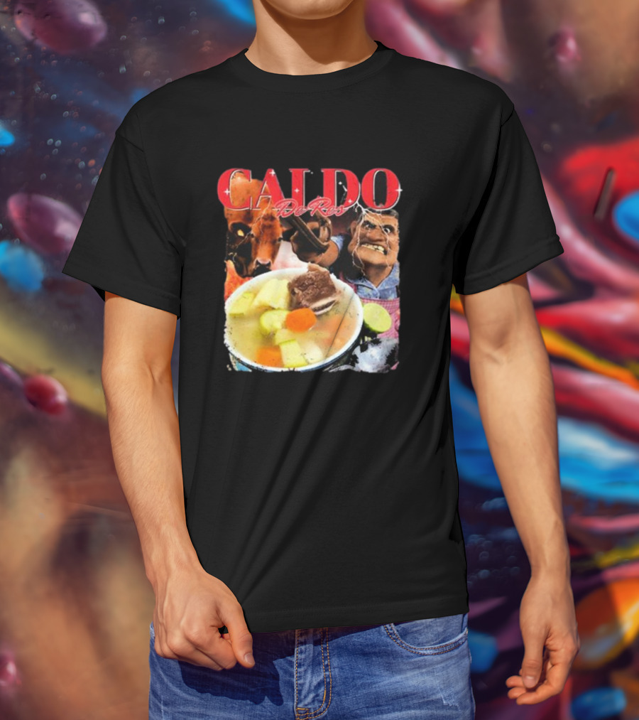 Caldo De Res Western Cowboy With Vegetable Soup T-Shirt