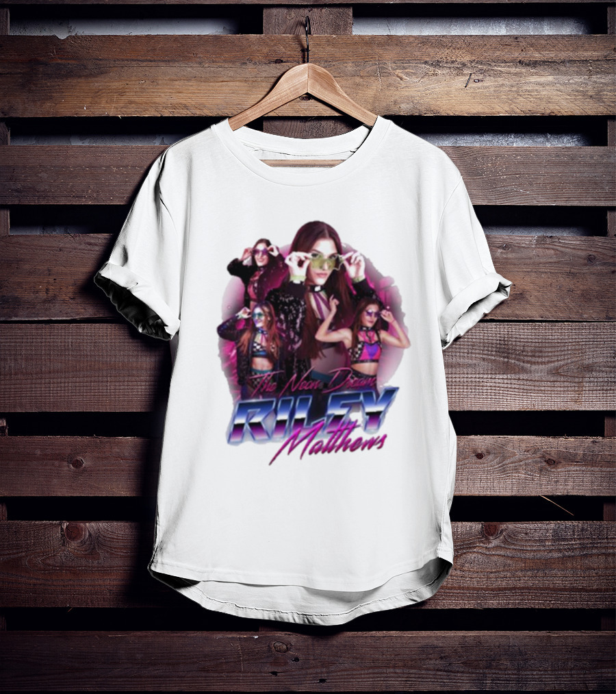 Riley Matthews The Neon Dream Retro Style Fashion Icons T-Shirt