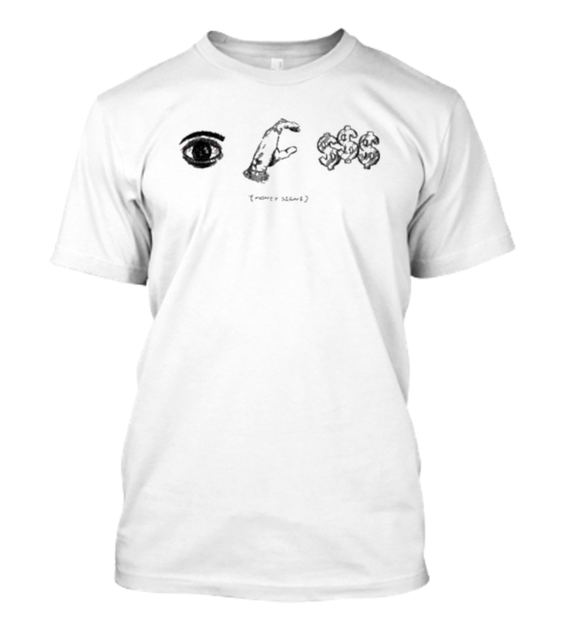 Eye Arm Money Signs Ripism T-Shirt