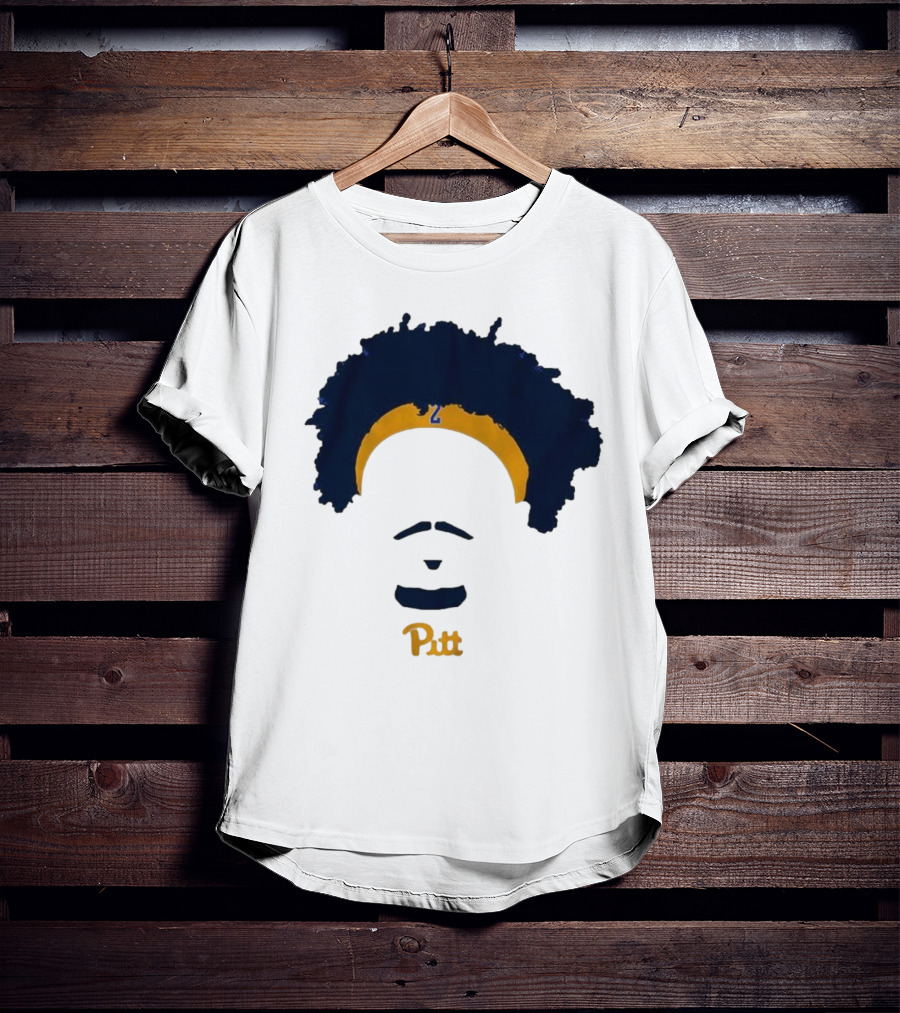 Pitt Basketball Blake Hinson Hair Headband Number 2 T-Shirt