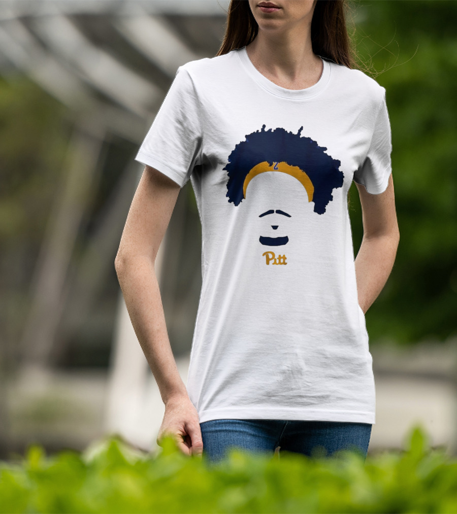 Pitt Basketball Blake Hinson Hair Headband Number 2 T-Shirt