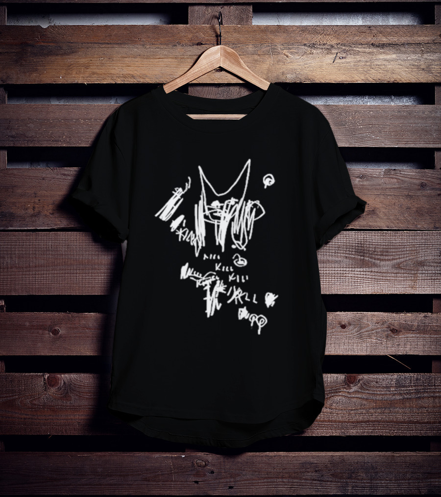 Poppy Updates Kill Kill Kill Scribble T-Shirt