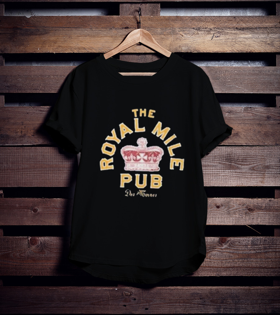 The Royal Mile Pub Des Moines Crown T-Shirt