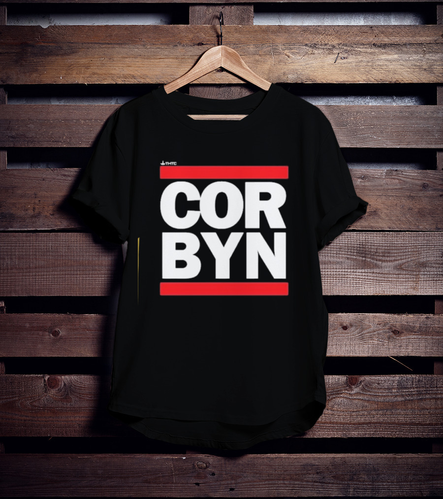 Thtc Corbyn Bold Red Framed Text T-Shirt