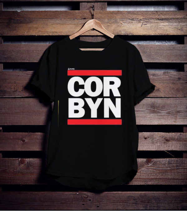 Thtc Corbyn Bold Red Framed Text T-Shirt