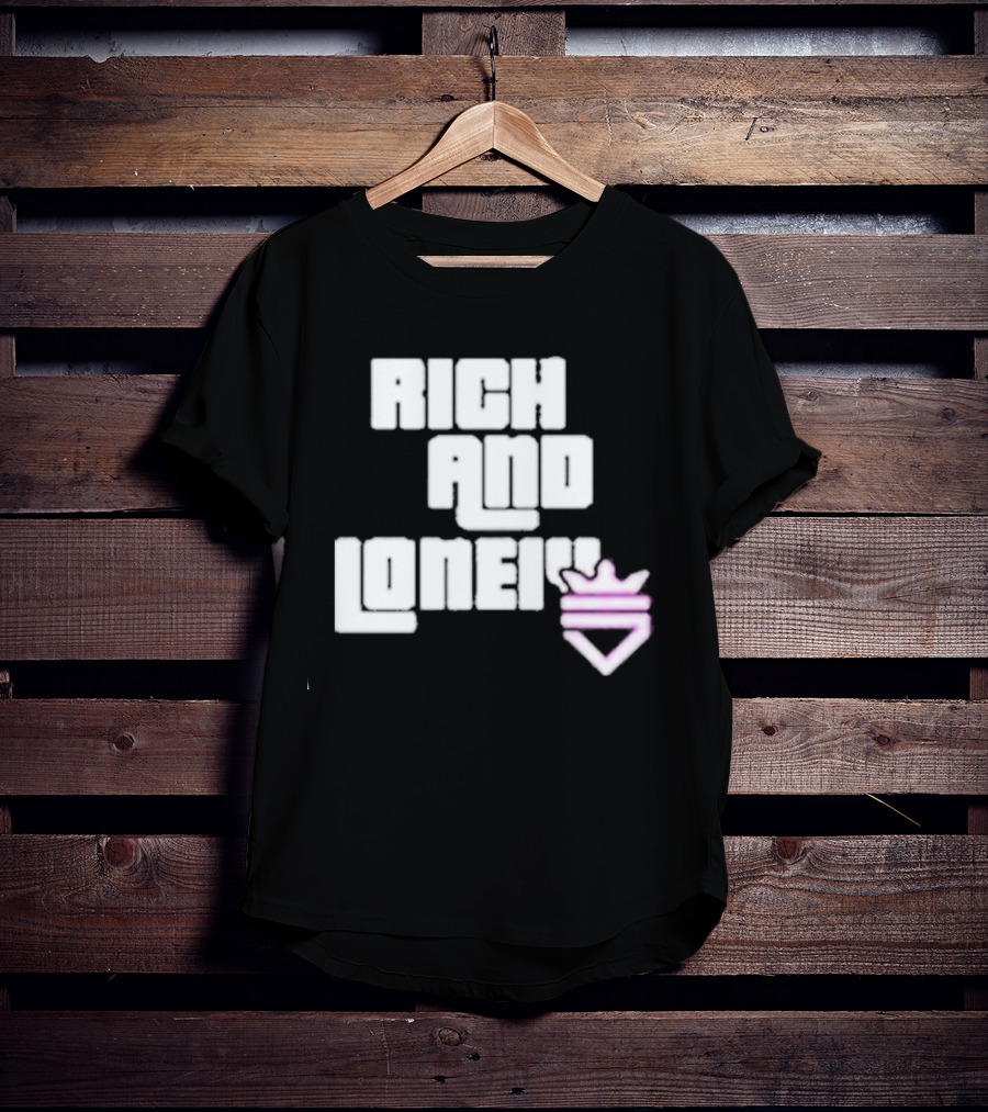 Optic Scump Rich And Lonely Rnl Wasted Miami Crown Graphics T-Shirt