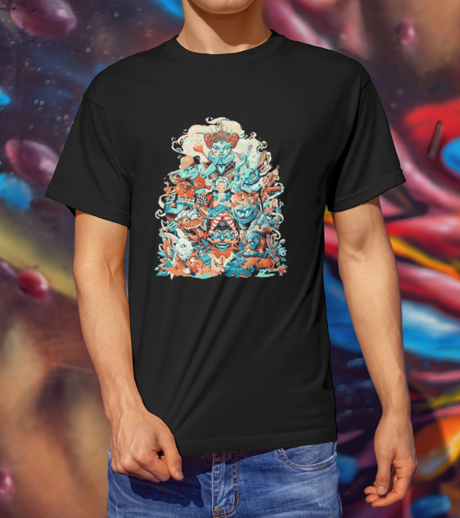 Peter Robinson Exclusive Alice In Wonderland Inspired Characters T-Shirt