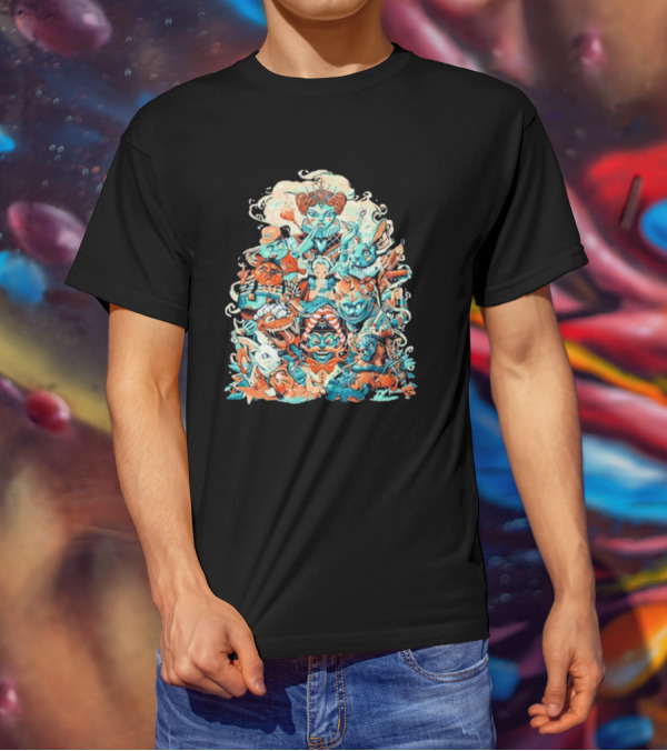 Peter Robinson Exclusive Alice In Wonderland Inspired Characters T-Shirt