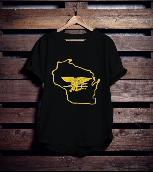 Tobias Myers US Navy SEALs Wisconsin State Emblem T-Shirt
