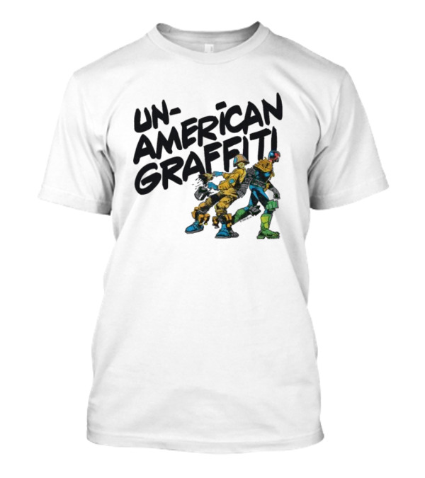 Unamerican Graffiti Mick Mcmahon’s Judge Dredd T-Shirt