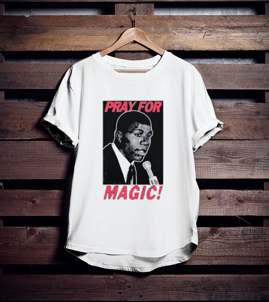 Jared Mccain Wearing Pray For Magic T-Shirt