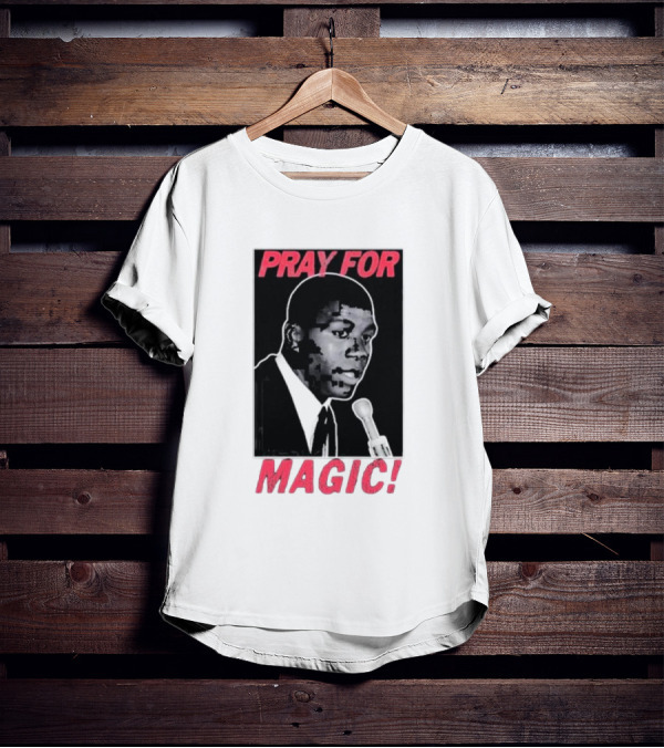 Jared Mccain Wearing Pray For Magic T-Shirt