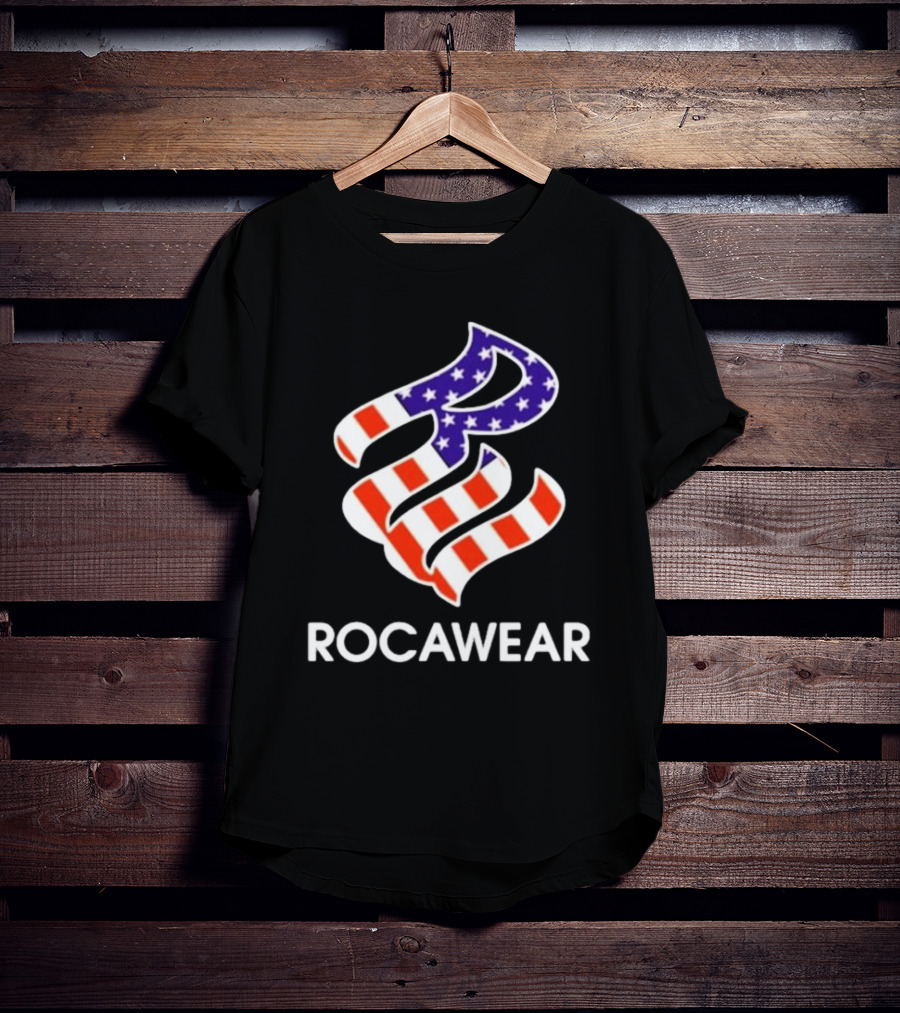 Kai Cenat Wearing Rocawear American Flag T-Shirt