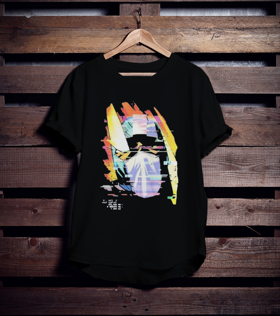 Kid Cudi Moon Man Helmet Glitch T-Shirt