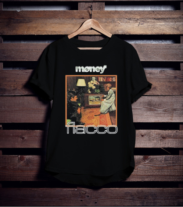 Money Flacco Television Vintage Living Room Scene T-Shirt