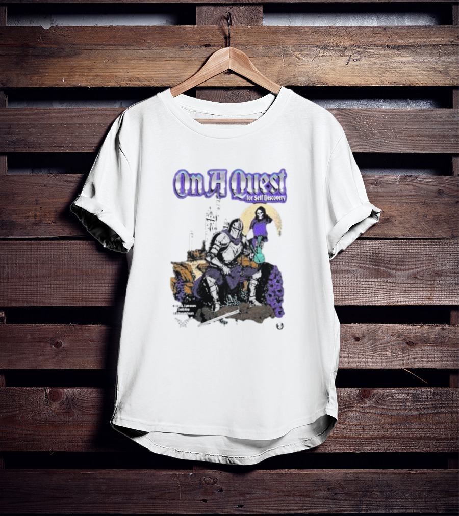 On A Quest For Self Discovery Knight And Castle Adventure T-Shirt