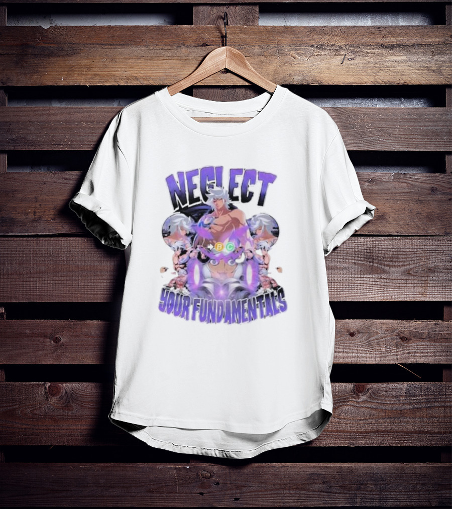 Neglect Your Fundamentals B C Iconic Anime Character T-Shirt