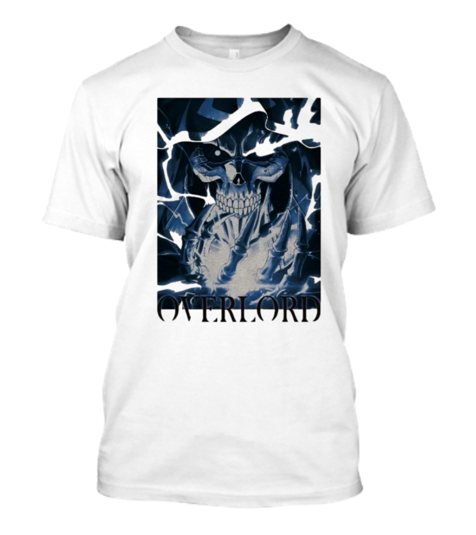 Overlord Ainz Ooal Gown Skeleton King Lightning Aura T-Shirt
