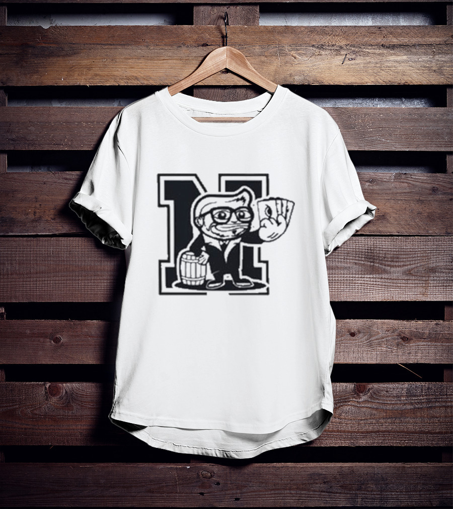 Yasin Dincer Chroma Nisqy Retro Cartoon Character Holding Cards T-Shirt