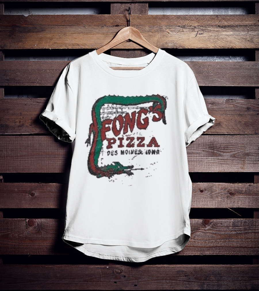 Fong's Pizza Des Moines Iowa Retro T-Shirt