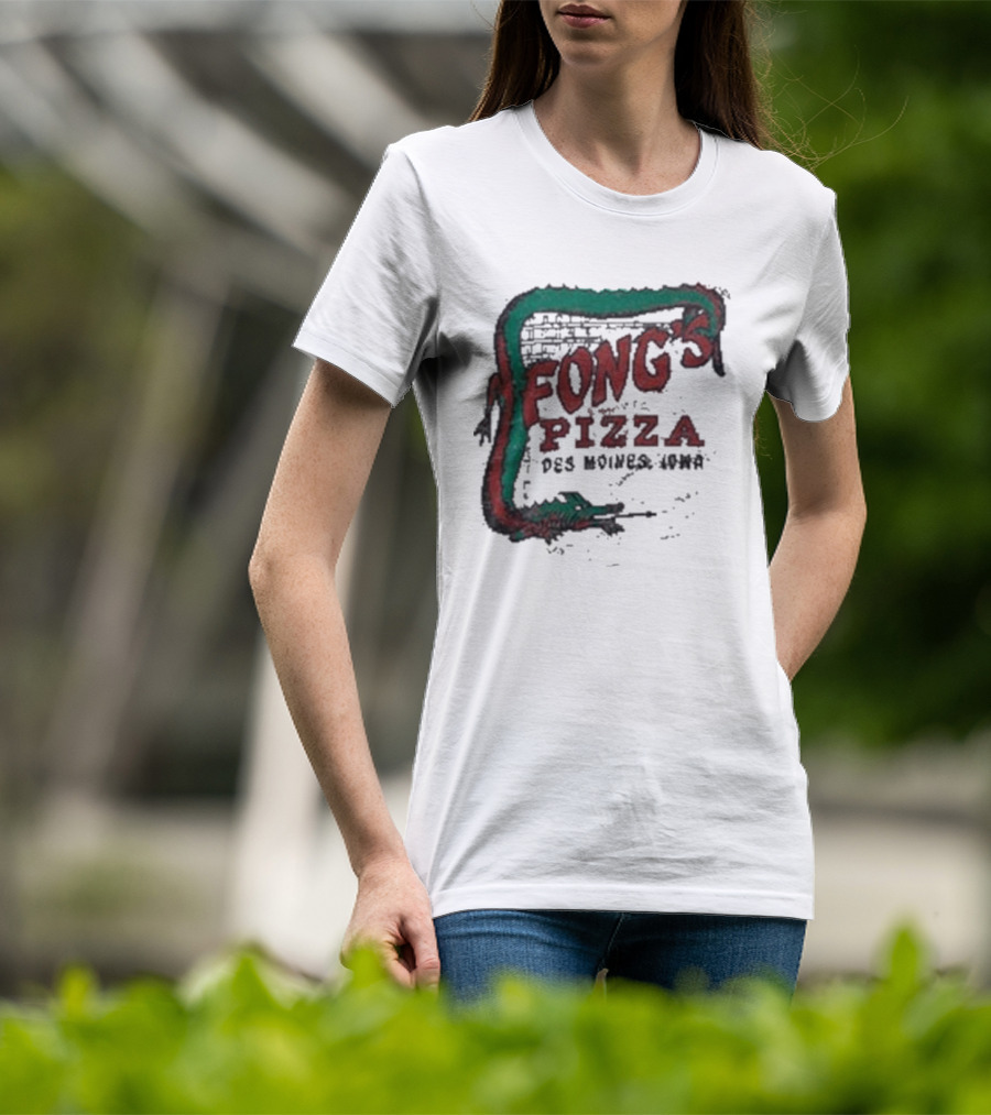 Fong's Pizza Des Moines Iowa Retro T-Shirt
