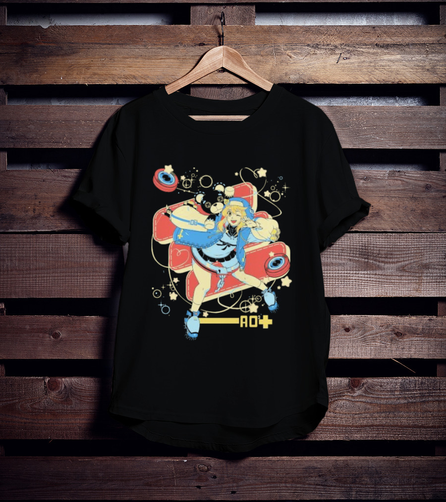 Guilty Gear Bridget AO Eighty Sixed Star Background T-Shirt
