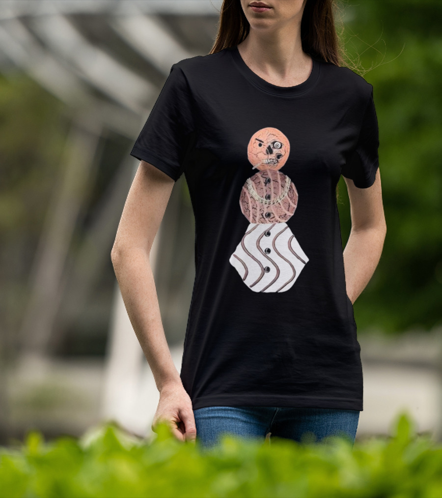 Halloween Snackman Cookie Skeleton Costume T-Shirt