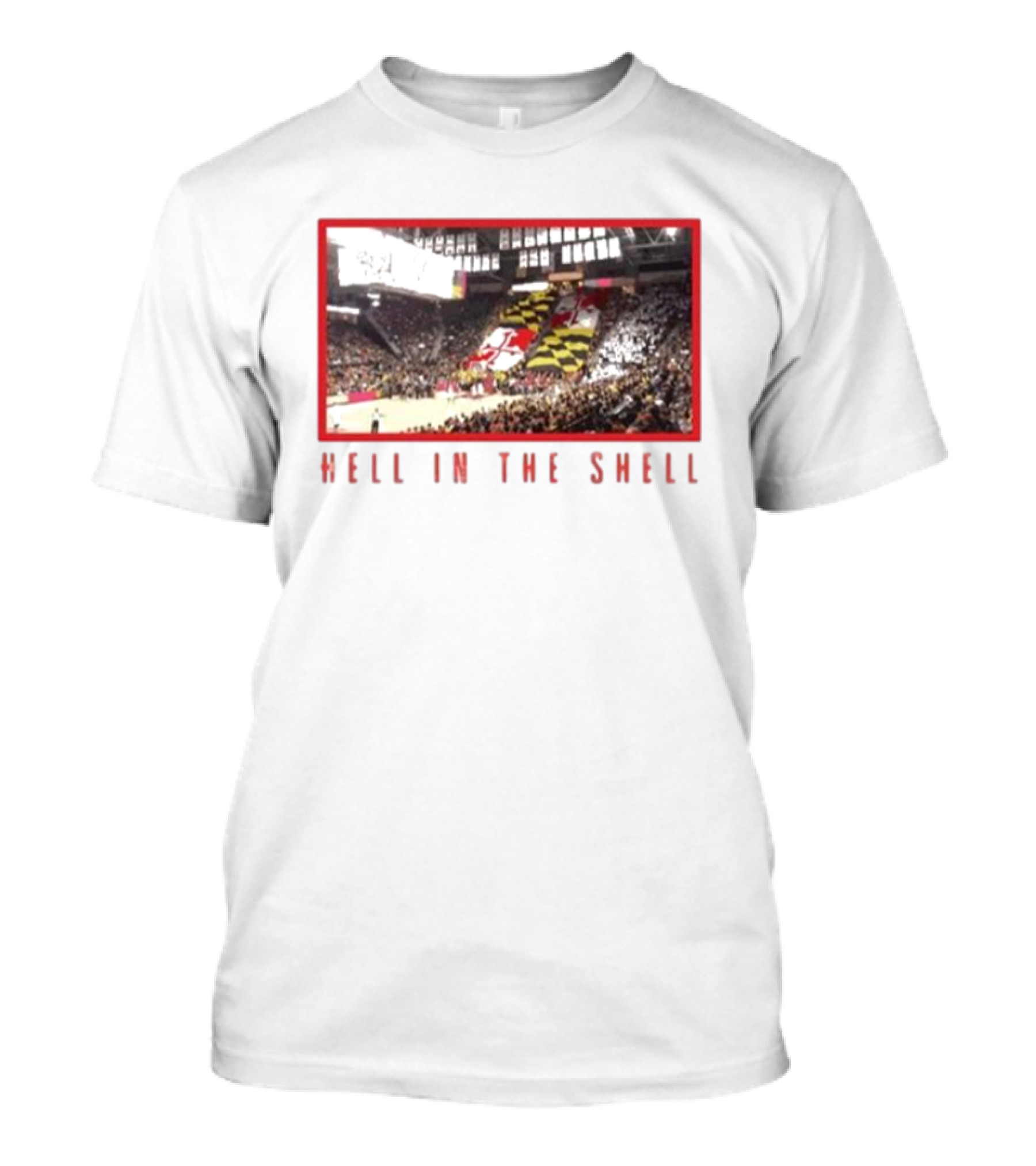 Maryland Terrapins Basketball Game Hell In The Shell Stadium Crowd Atmosphere T-Shirt
