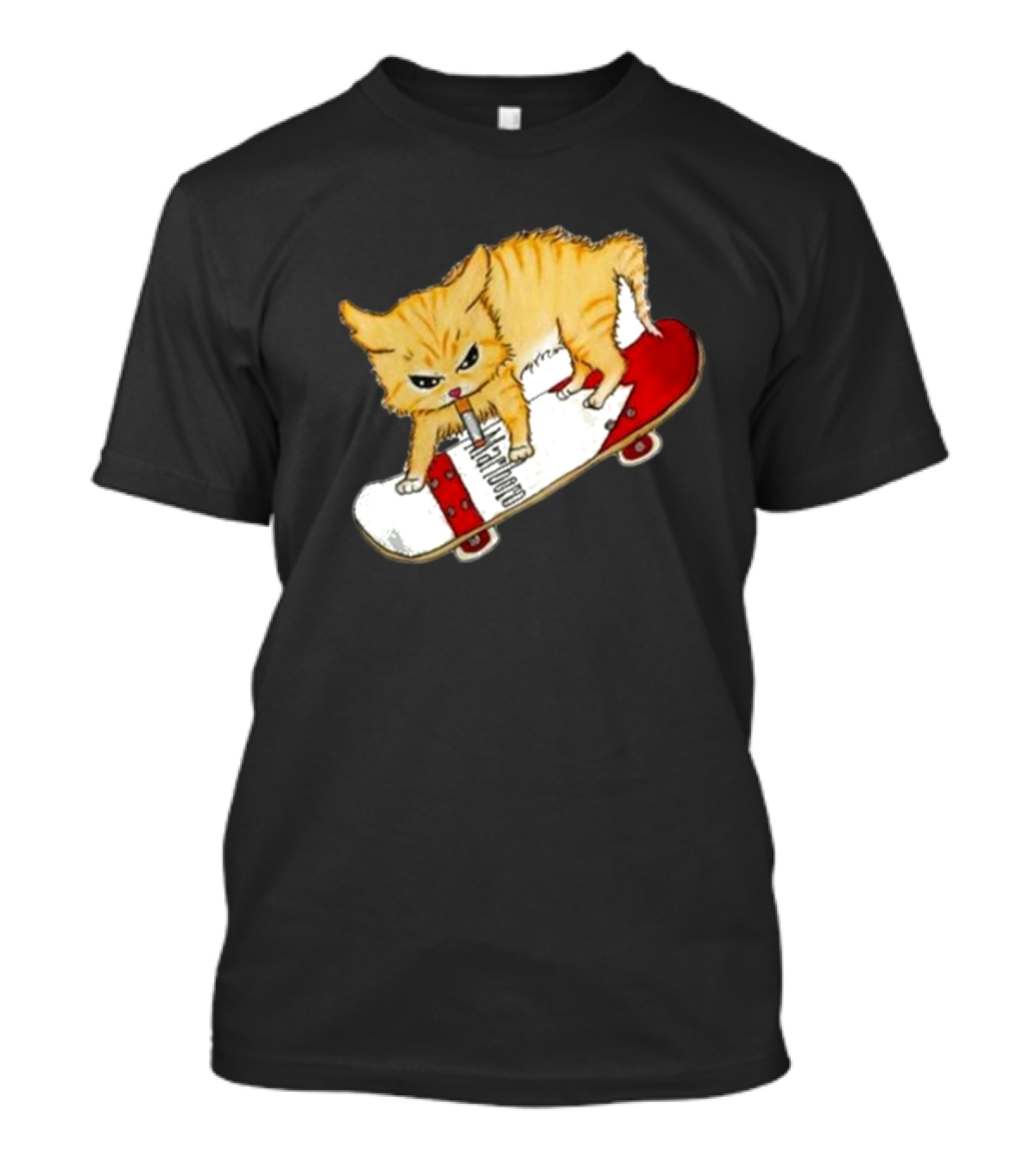 Lonely Kids Club Cig Cats Skateboarding Clarence Returns T-Shirt