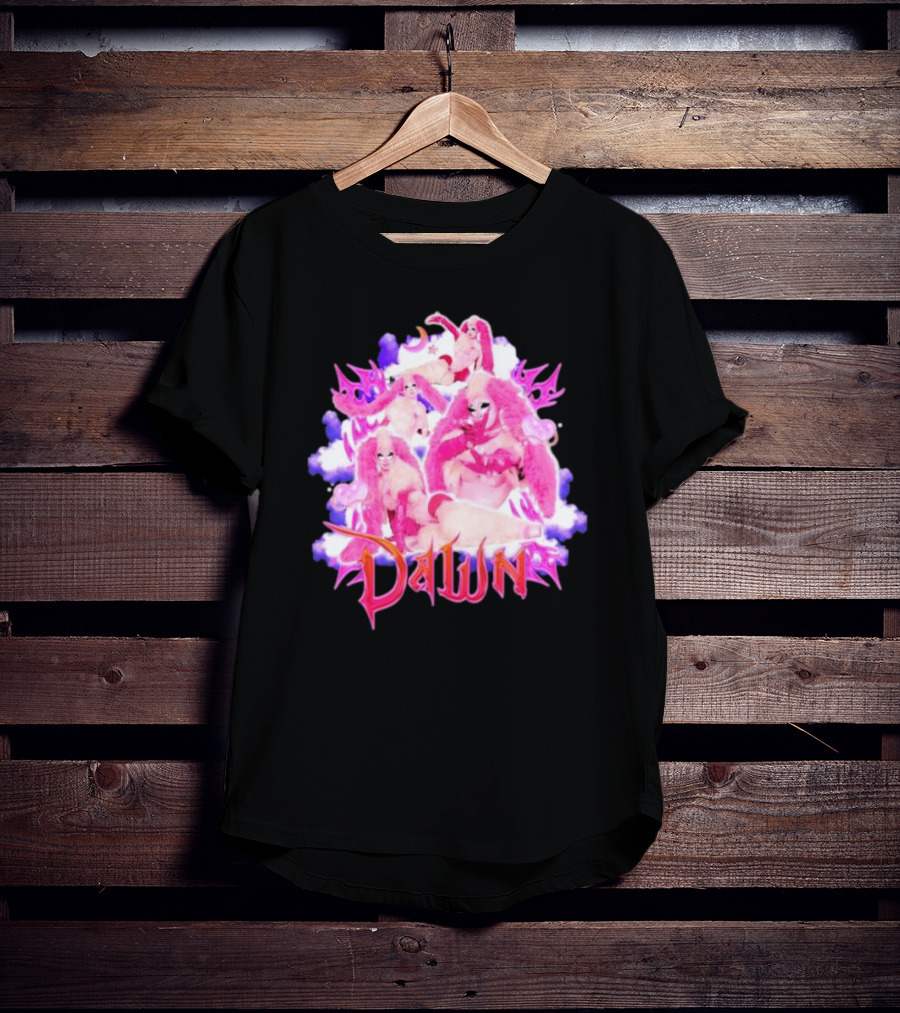 Dawnverse Dragcon Pink Fantasy T-Shirt