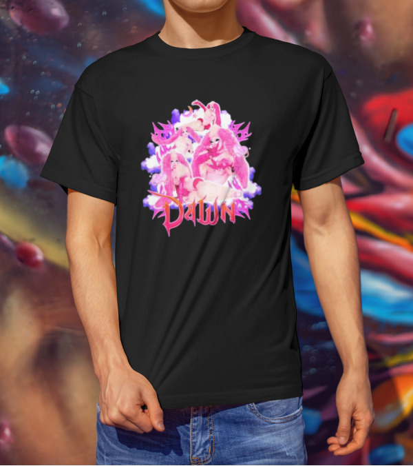 Dawnverse Dragcon Pink Fantasy T-Shirt