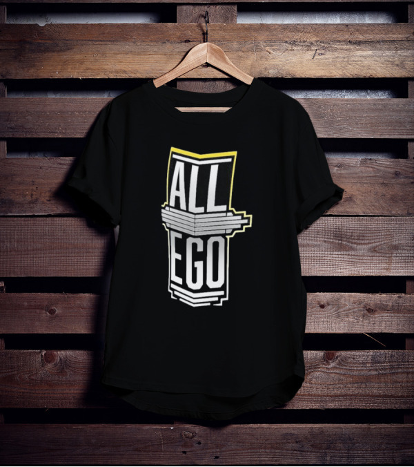 Ethan Page All Ego Stacked Text T-Shirt
