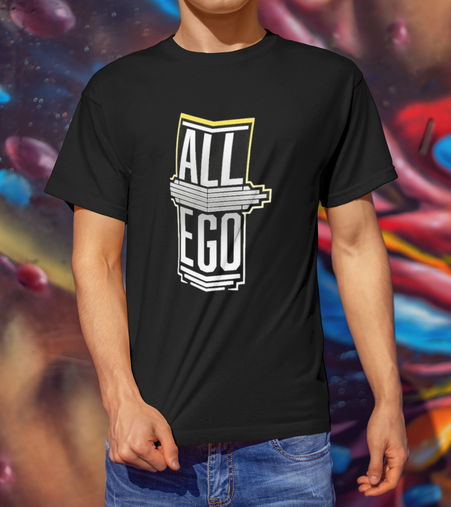 Ethan Page All Ego Stacked Text T-Shirt