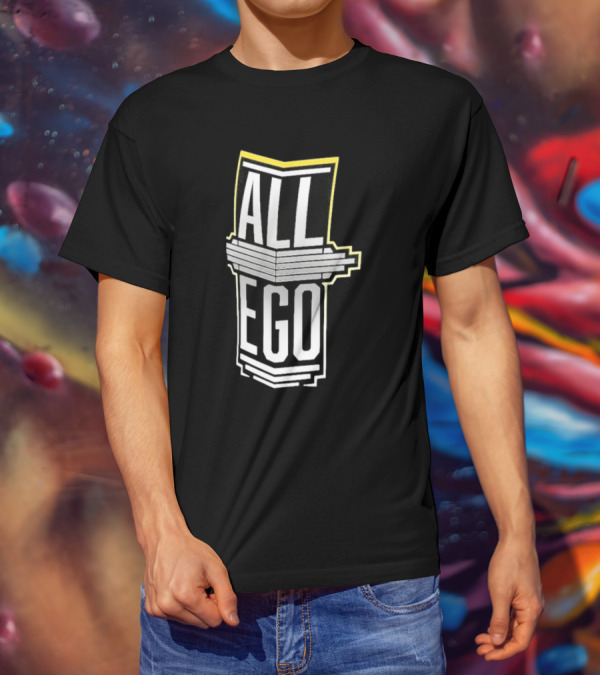 Ethan Page All Ego Stacked Text T-Shirt