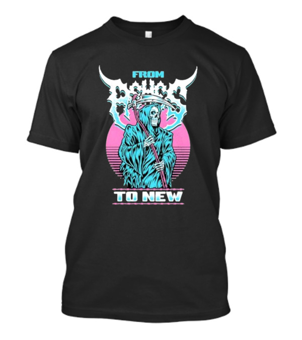 From Ashes To New Rad Reaper Retro Skull T-Shirt