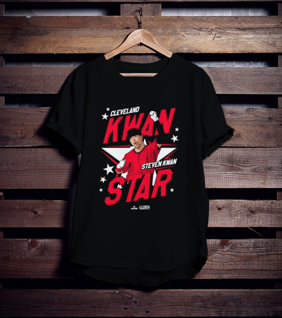 Cleveland Kwan Steven Kwan Star Baseball Clutch Olympics T-Shirt